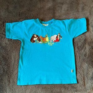 Rainforest Cafe Blue T-shirt Approximate Size S Vintage